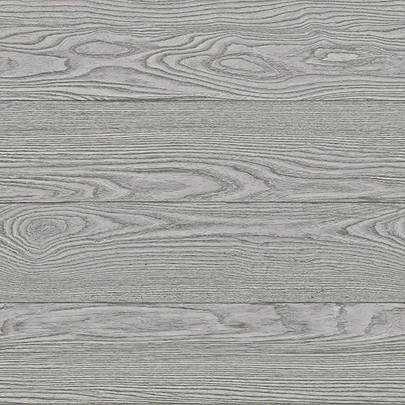 Wood Paneling Country Wallpaper in Grey