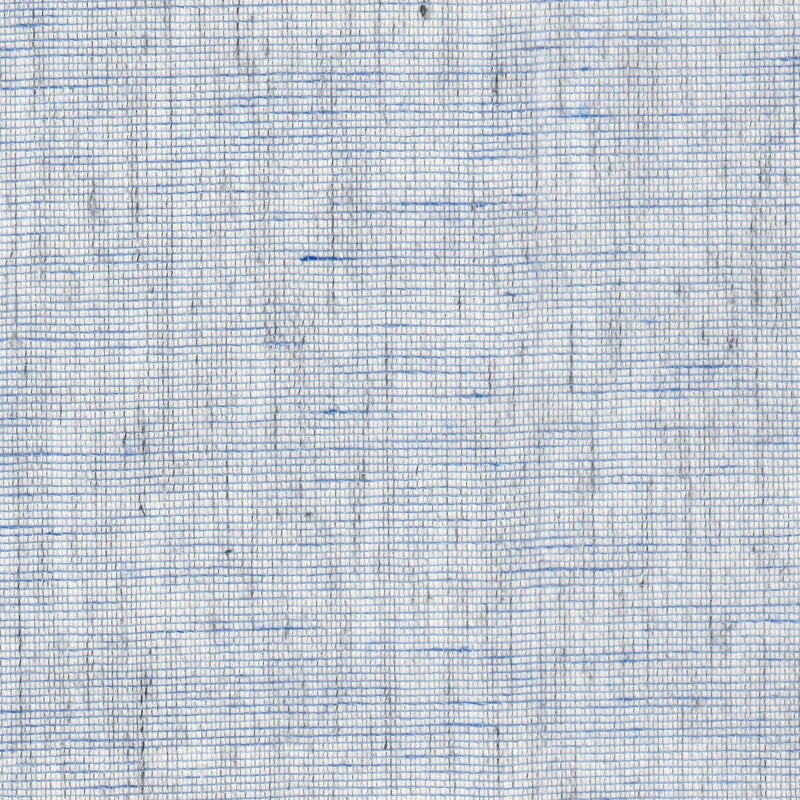 Woven Linen Crosshatch Wallpaper in Cornflower Blue