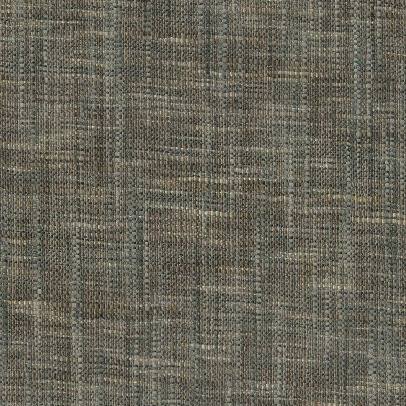 Woven Linen Textured Wallpaper in Blue/Brown