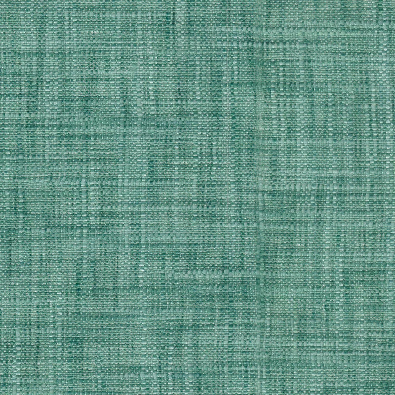 Woven Linen Textured Wallpaper in Turquoise/Aqua