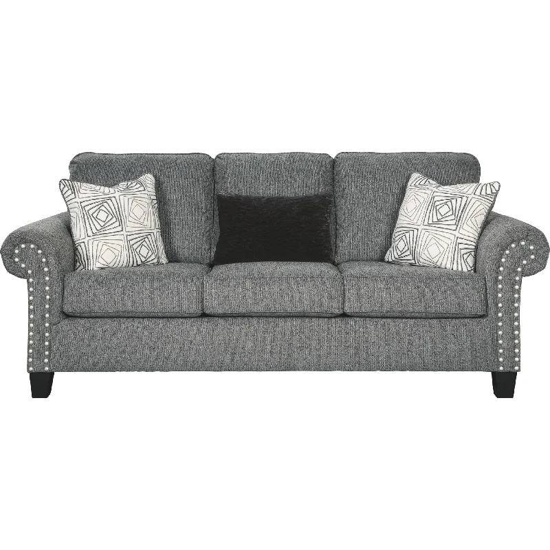 Agleno Sofa - Charcoal