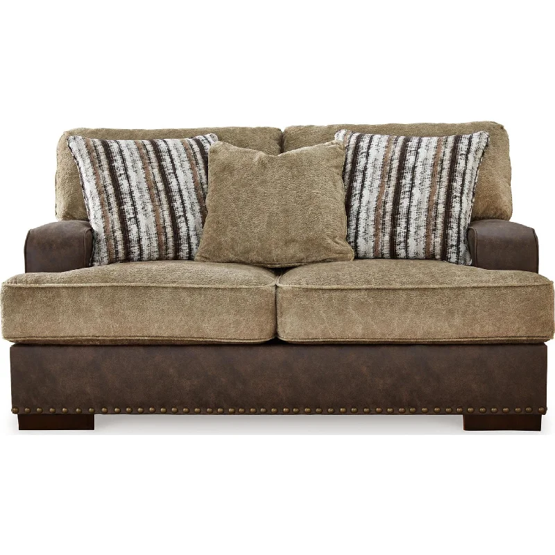 Alesbury Loveseat - Chocolate