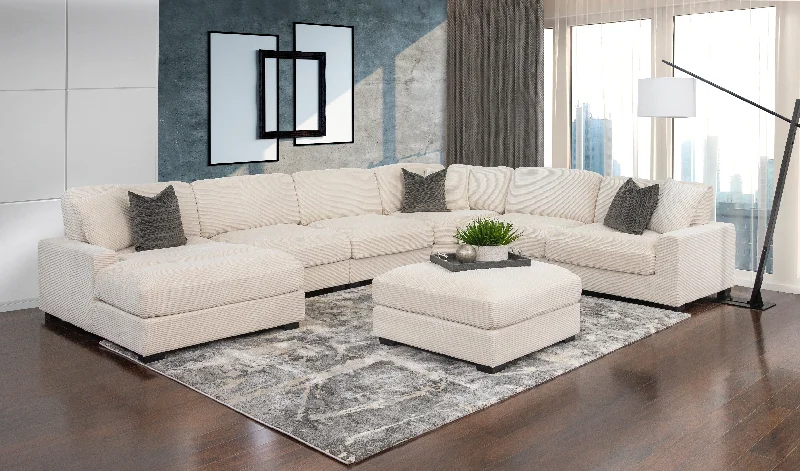 Arizona 6 Piece Sectional with LAF Chaise