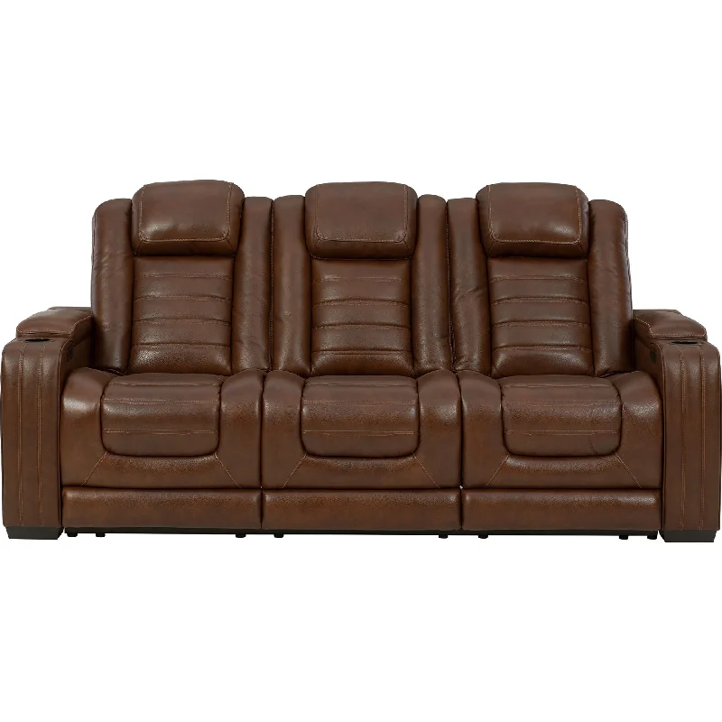 Backtrack Power Reclining Sofa - Chocolate