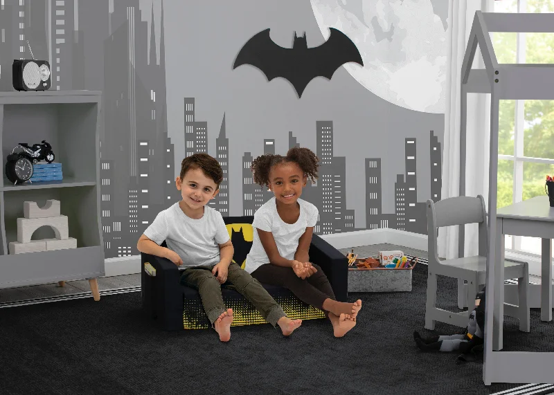 Batman Cozee Flip-Out Sofa - 2-in-1 Convertible Sofa to Lounger for Kids