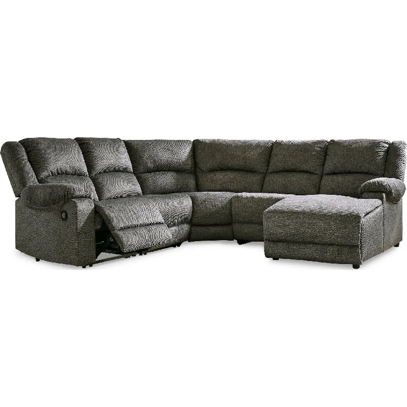 Benlocke 5 Piece Reclining Chaise Sectional