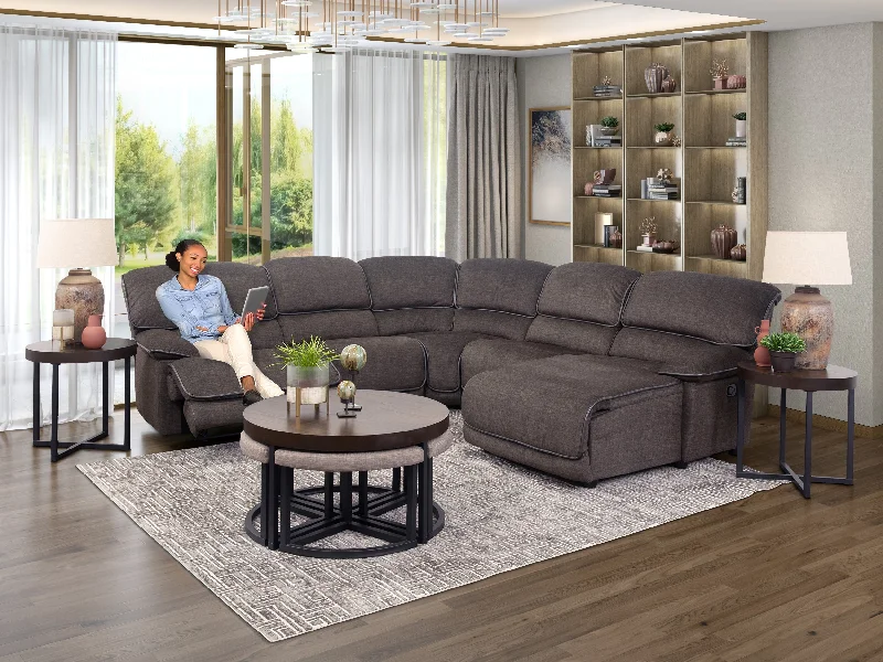 Grenada 5 Piece Power Reclining Sectional