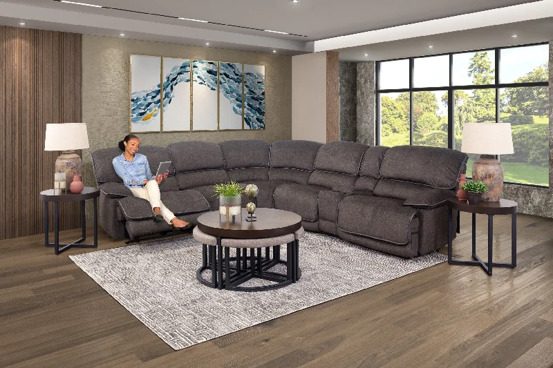 Grenada 6 Piece Power Reclining Sectional