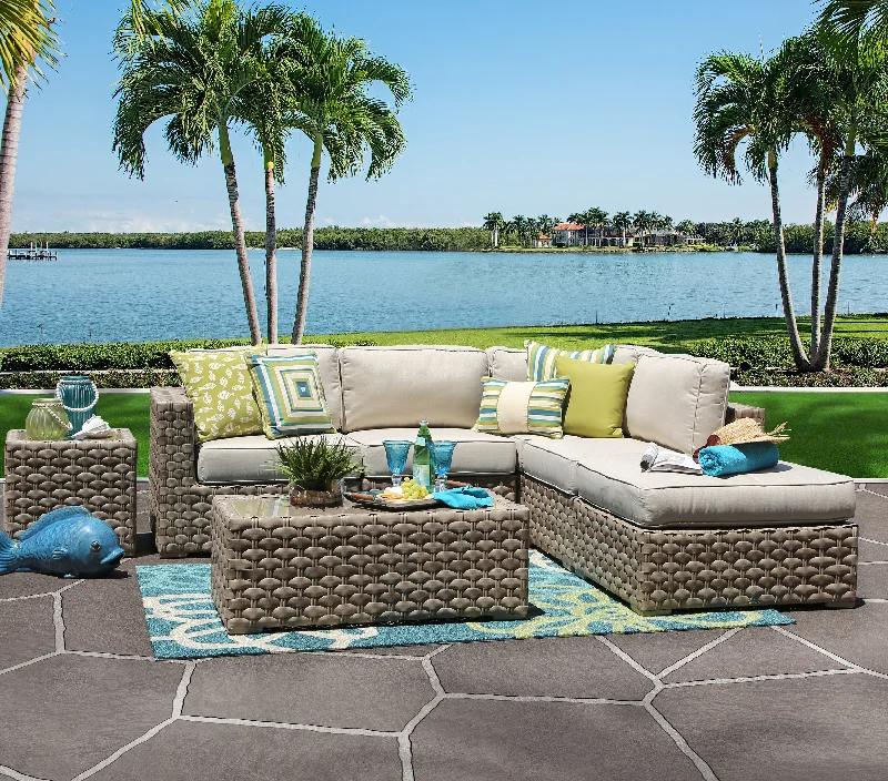 Presidio 5 Piece Outdoor Sectional