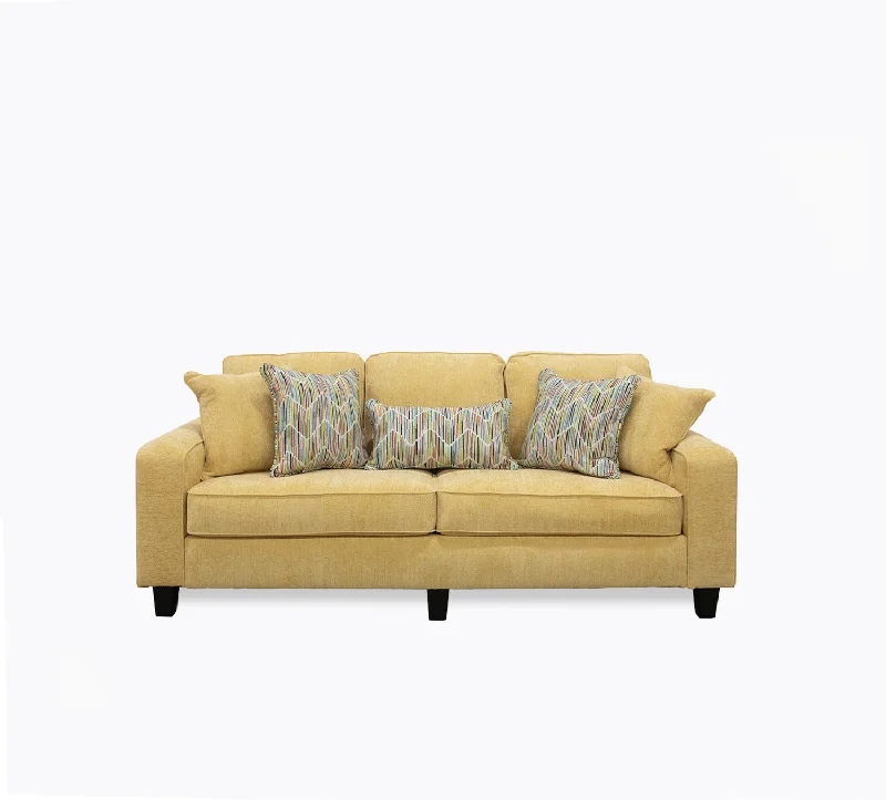 Rainbow Daffodil Sofa 94"