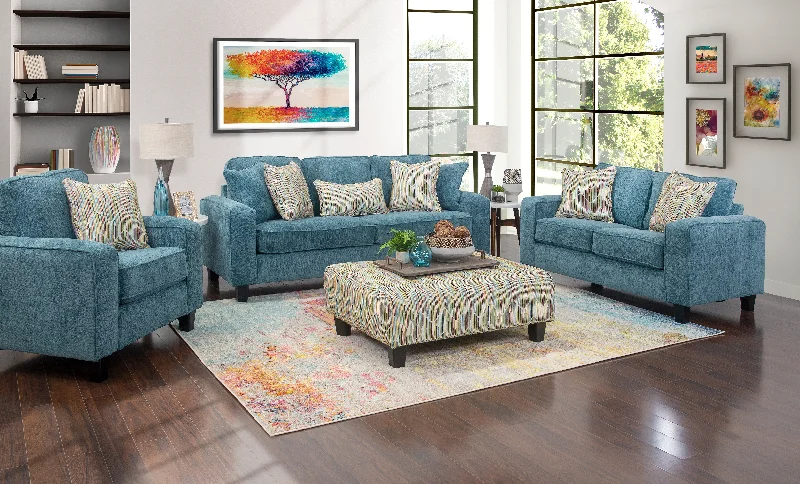 Rainbow Sky 3 Piece Living Room