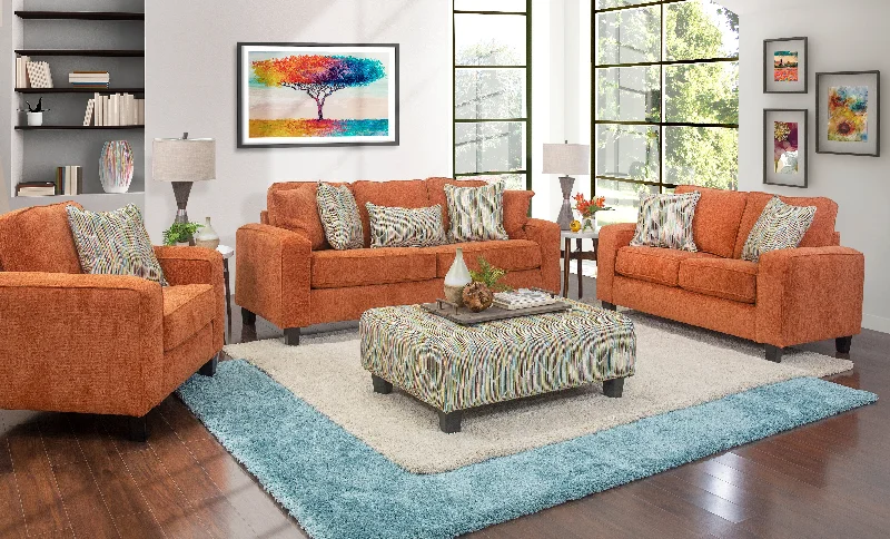 Rainbow Sunset 3 Piece Living Room